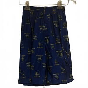 NBA Golden State Warriors - Boys Youth Size L 14/16 Pajama Shorts Pants Official
